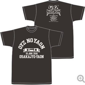 OYZ NO YAON カレッジTシャツ｜スミクロ【表】